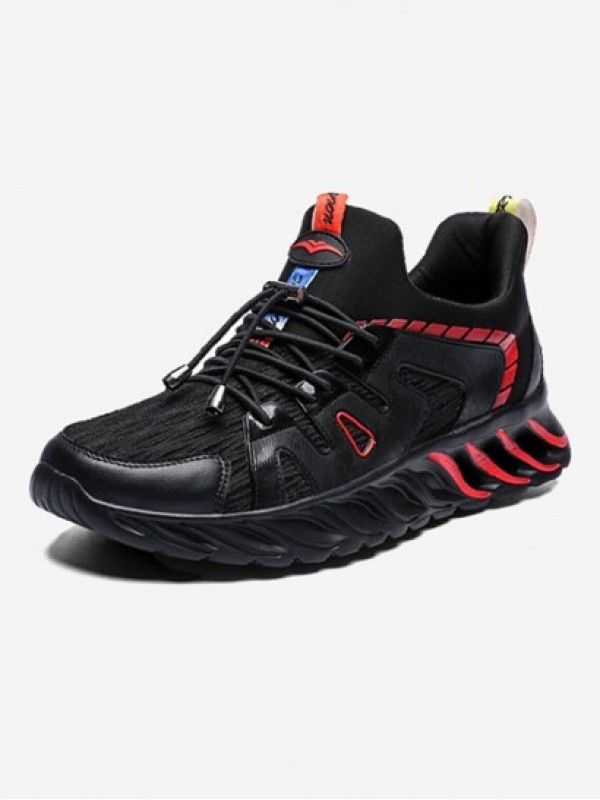 Lace Up Chunky Style Sports Sneakers