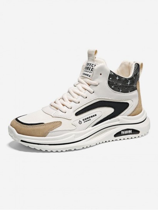 High Top Breathable Letter Board Shoes