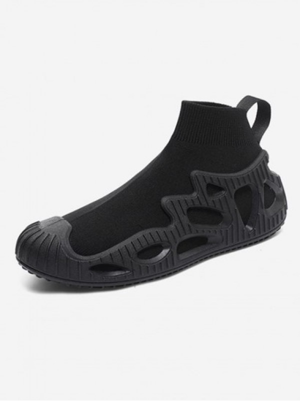 Hollow Out Stretchy Sock Shoes