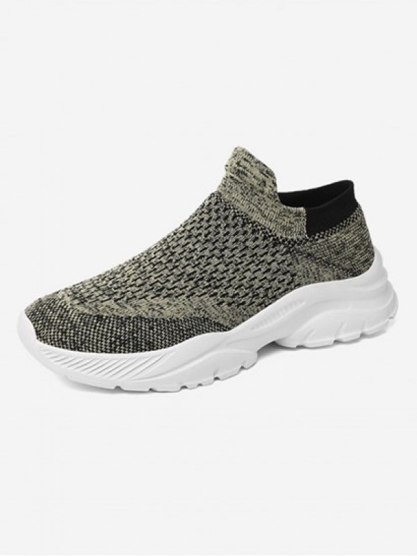 Hollow Out Breathable Slip On Sock Sneakers