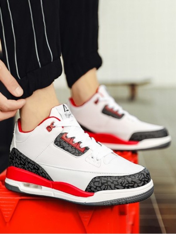 Leopard Letter Lace Up Chunky Style Skate Shoes