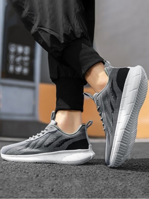 Colorblock Breathable Running Shoes