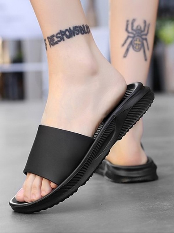 Minimalist Style Light Soft Sole Casual Slip On Slides Slippers
