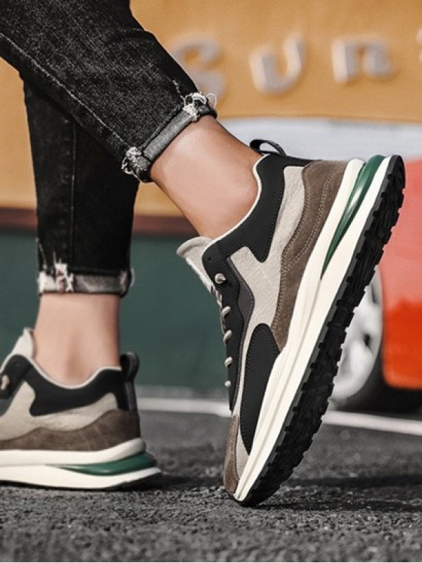 Letter Colorblock Running Shoes