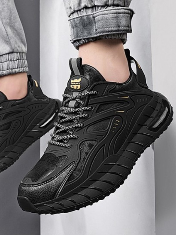 Contrast Lace Up Front Sports Chunky Sneakers