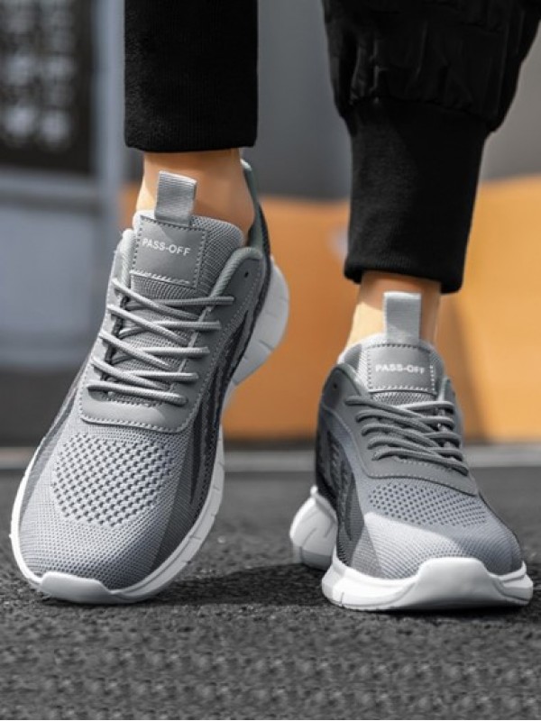 Colorblock Breathable Running Shoes