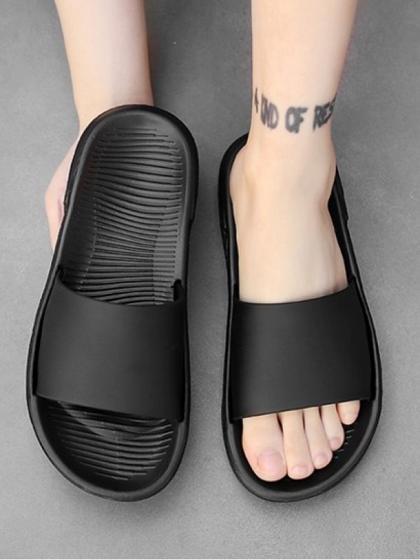 Minimalist Style Light Soft Sole Casual Slip On Slides Slippers