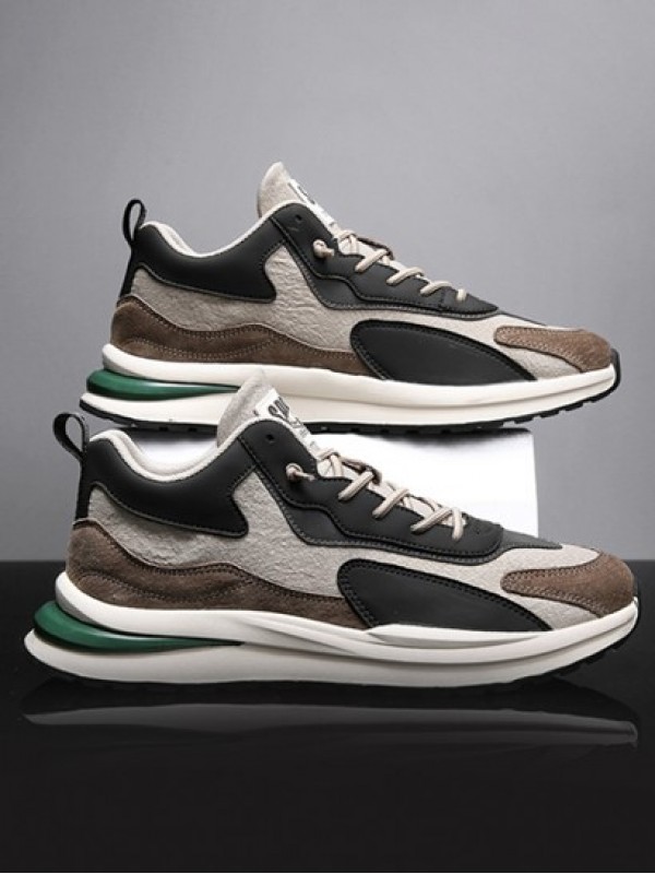 Letter Colorblock Running Shoes