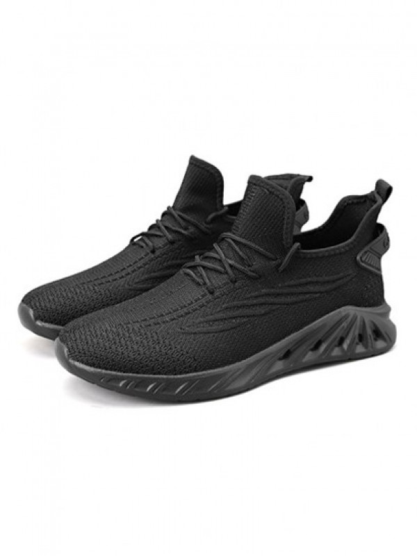 Fly Knit Lace Up Running Shoes